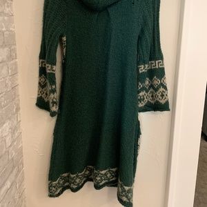 Free People Sweaters - Vintage Free People long zip knit hoodie sweater Free People Sweaters - Vintage Free People long zip knit hoodie sweater